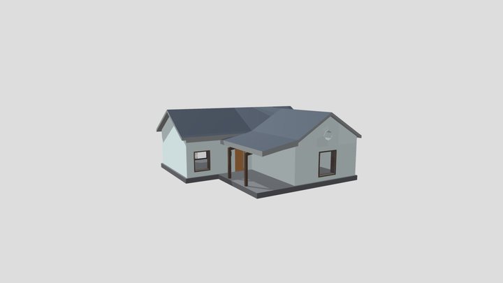 Simple House 3D Model