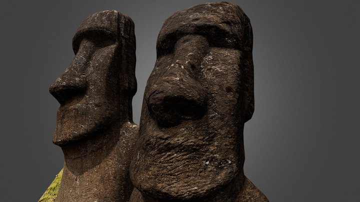 Moai 3D models - Sketchfab