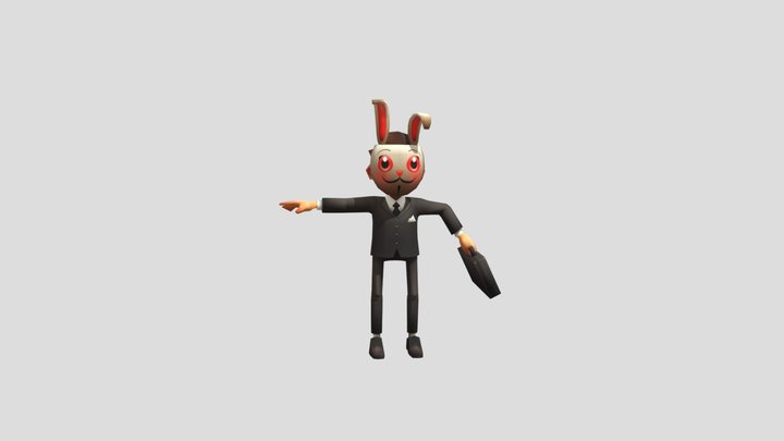 Frank Subway Surfers 3D Model