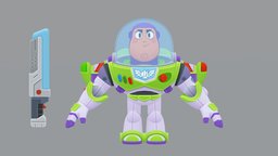 Buzz Lightyear 3D Model (Free) - Download Free 3D model by WoodyFan ...