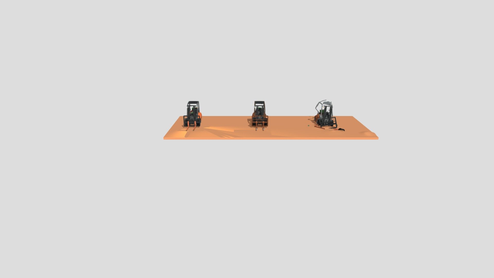 Forkliftexplosion 3D model by bogdanfr [8de5342] Sketchfab