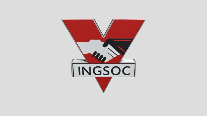 INGSOC – The Eternal Emblem of Power and Order ⚫ – Free 3D Model STL