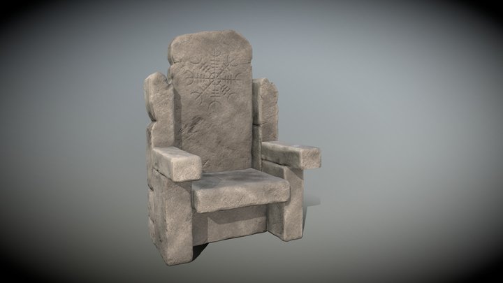 throne of rock 3D Model