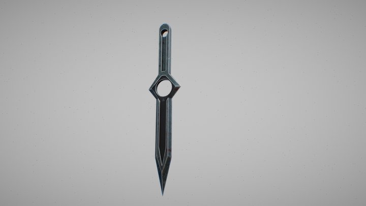 Knife 3d model 3D Model
