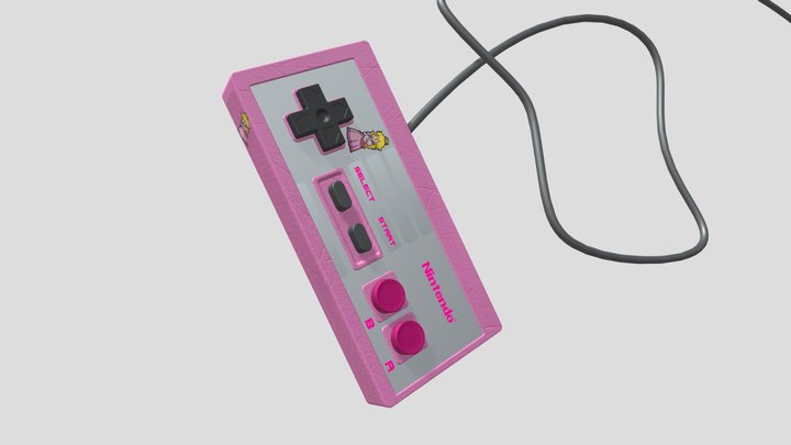 NES Controller 3D Model