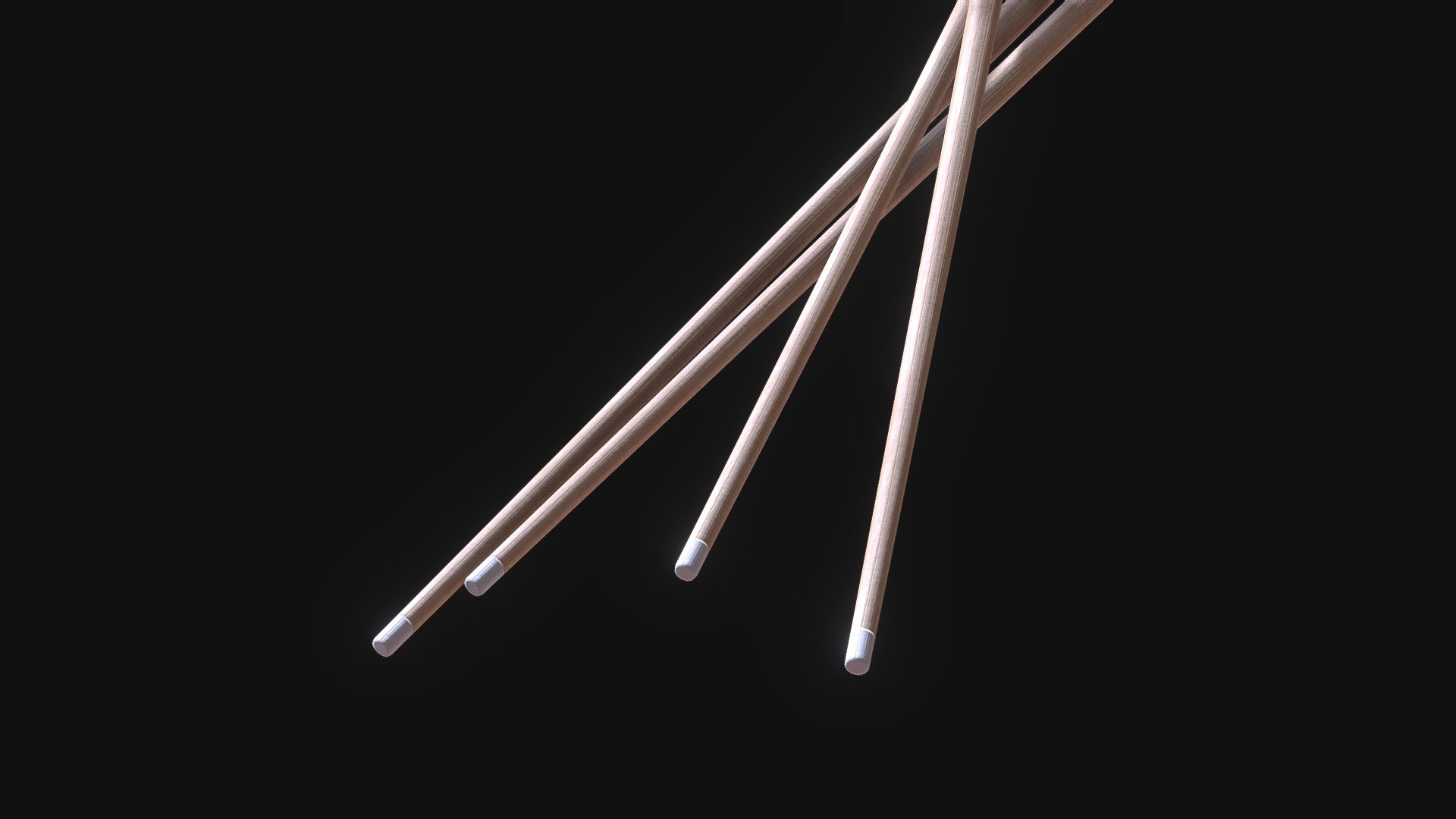 Chopsticks 3D model by alsndr [8de99fc] Sketchfab