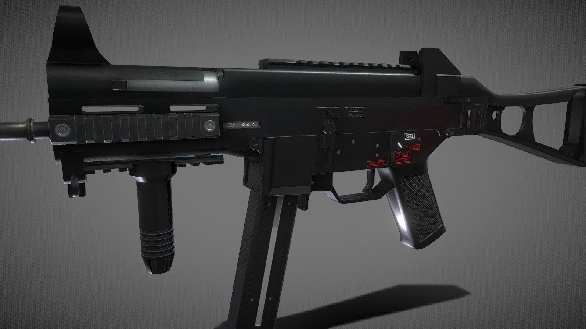 UMP45 - 3D model by GGalicia [8de9a55] - Sketchfab