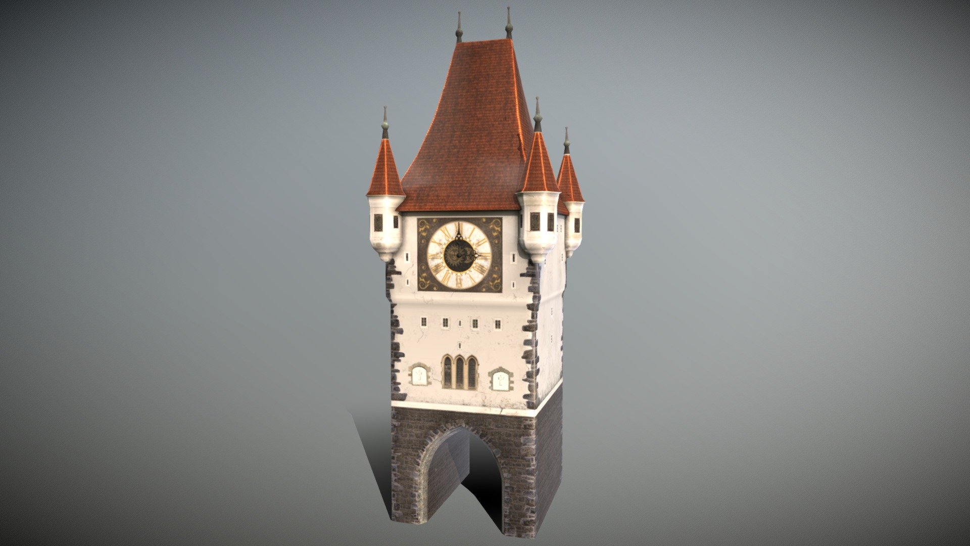 Clock Tower 3D model by VR 360° Expert (vr360expert) [8deb417