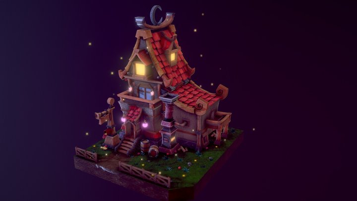 Magical House 3D Model