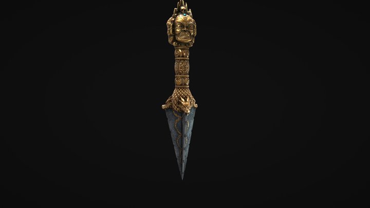 Ceremonial dagger 3D Model