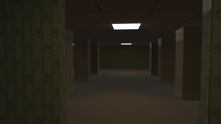 Backrooms Tutorial Level 3D Model