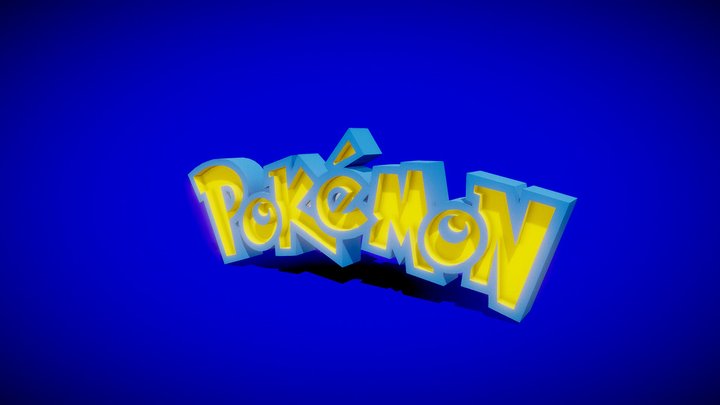 Pokemon Logo – Modèle 3D gratuit STL