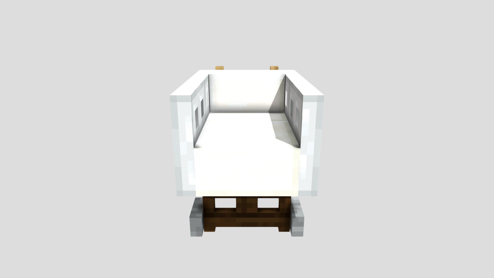 Shopping Cart Minecraft Download Free 3D model by uguuuu [8dedd96] Sketchfab