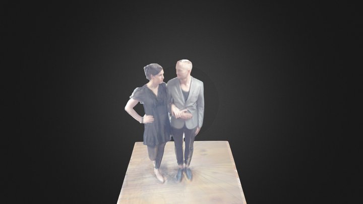 Christian and Inna 3D Model