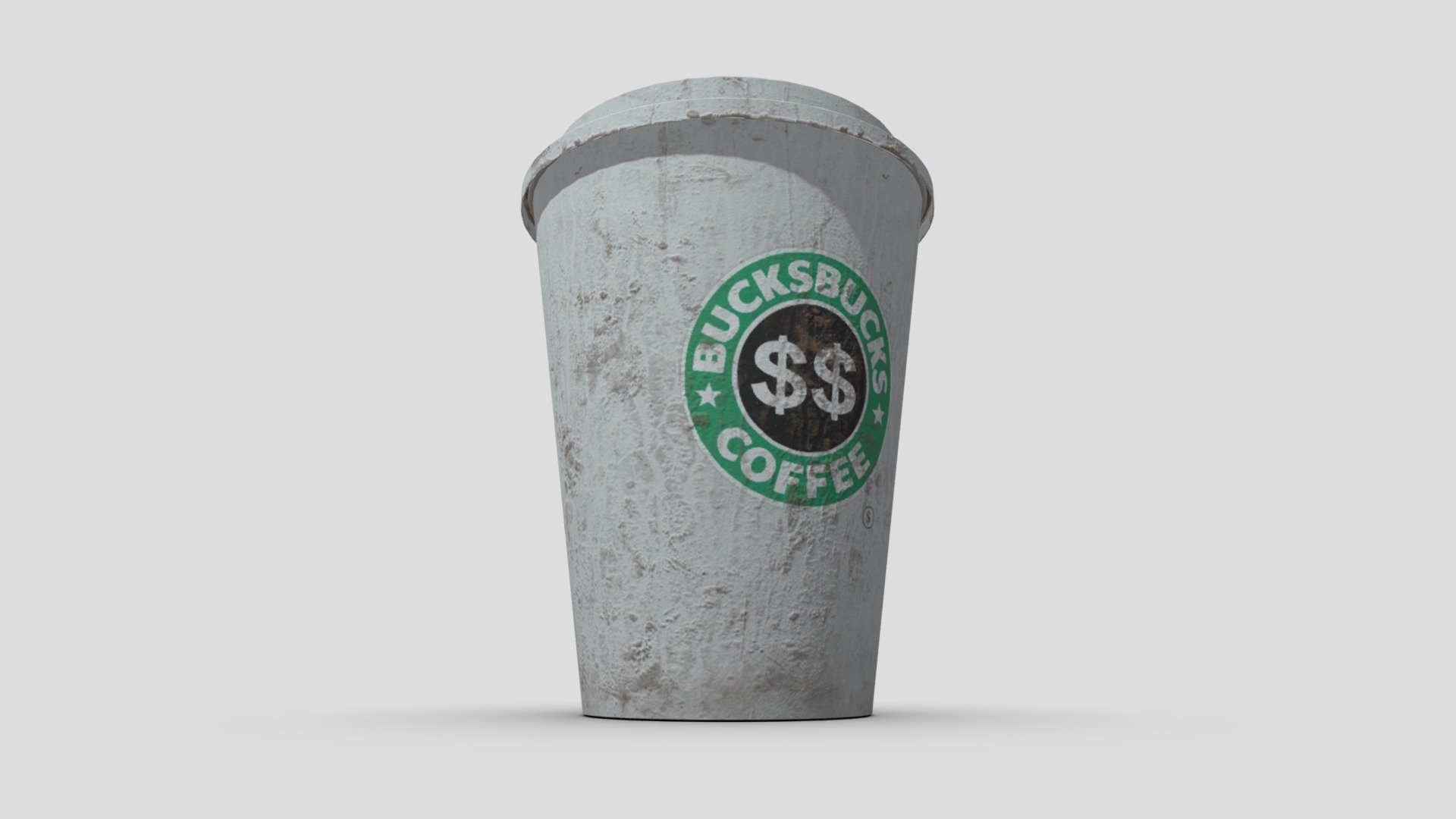 Dirty coffee cup