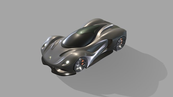 Axyz Ciro Hypercar Vision 3D Model