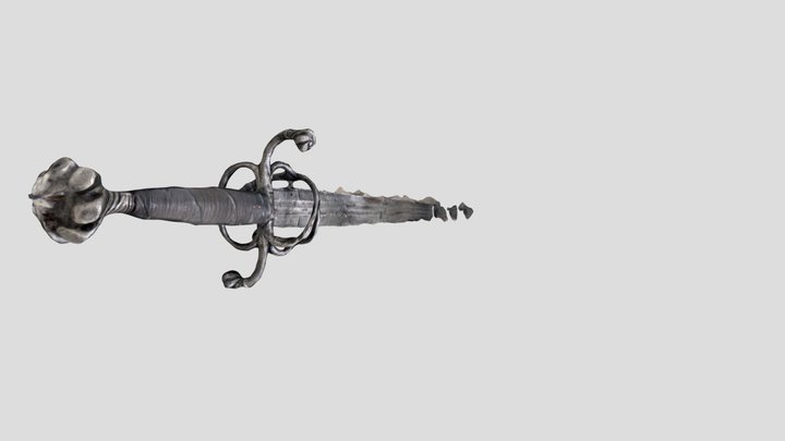 Épée à une main et demie 3D Model