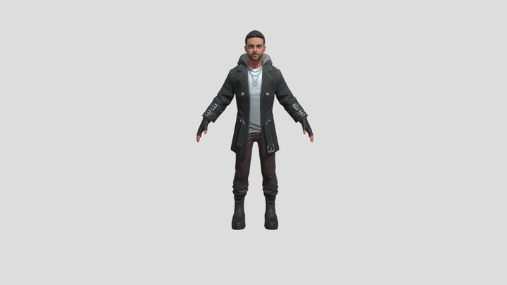 3d carector hero friend import prisma3d 3D Model