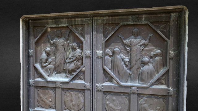 Ornate Tomb Door – Gratis 3D-model STL