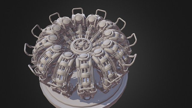 Sci_Fi_Radar 3D Model