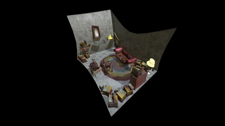 Decadent Room 3D Model