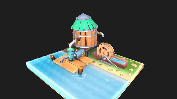 Diorama Water Mill