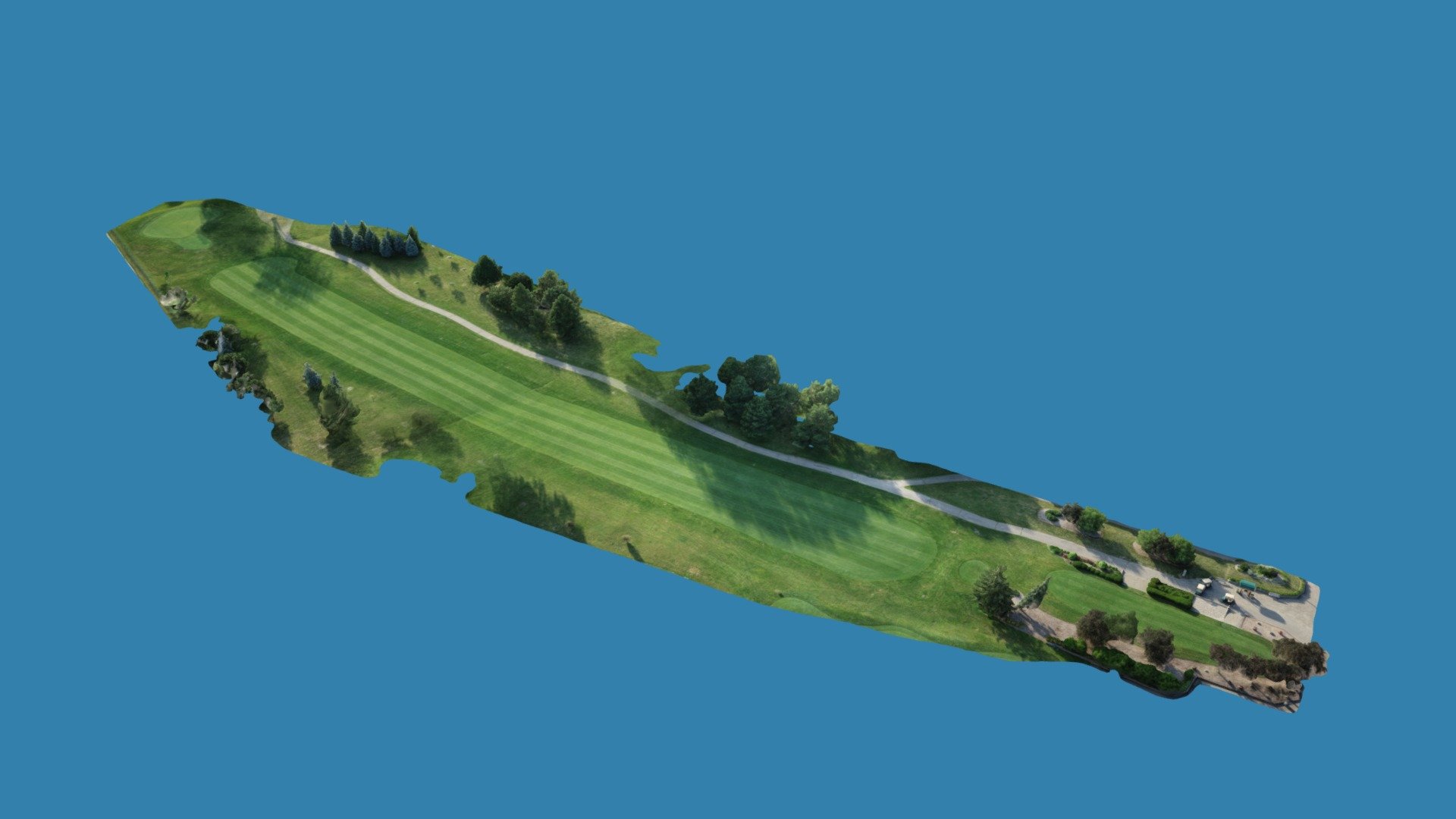St Clair Shores Golf Course Hole 1 3D model by midwestaerotech [8df33dc] Sketchfab