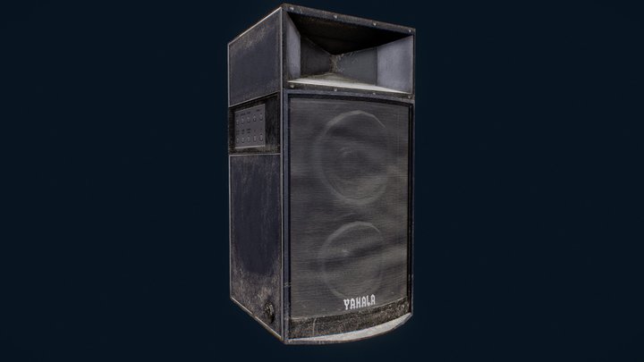 Dusty Passive Stage Speaker 3D Model