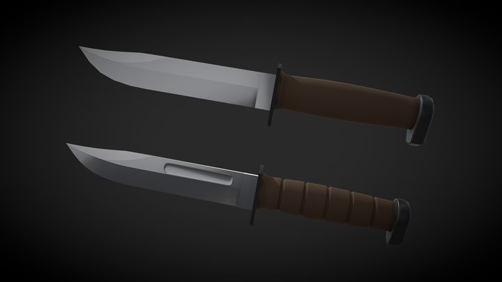 Knife 3D Model