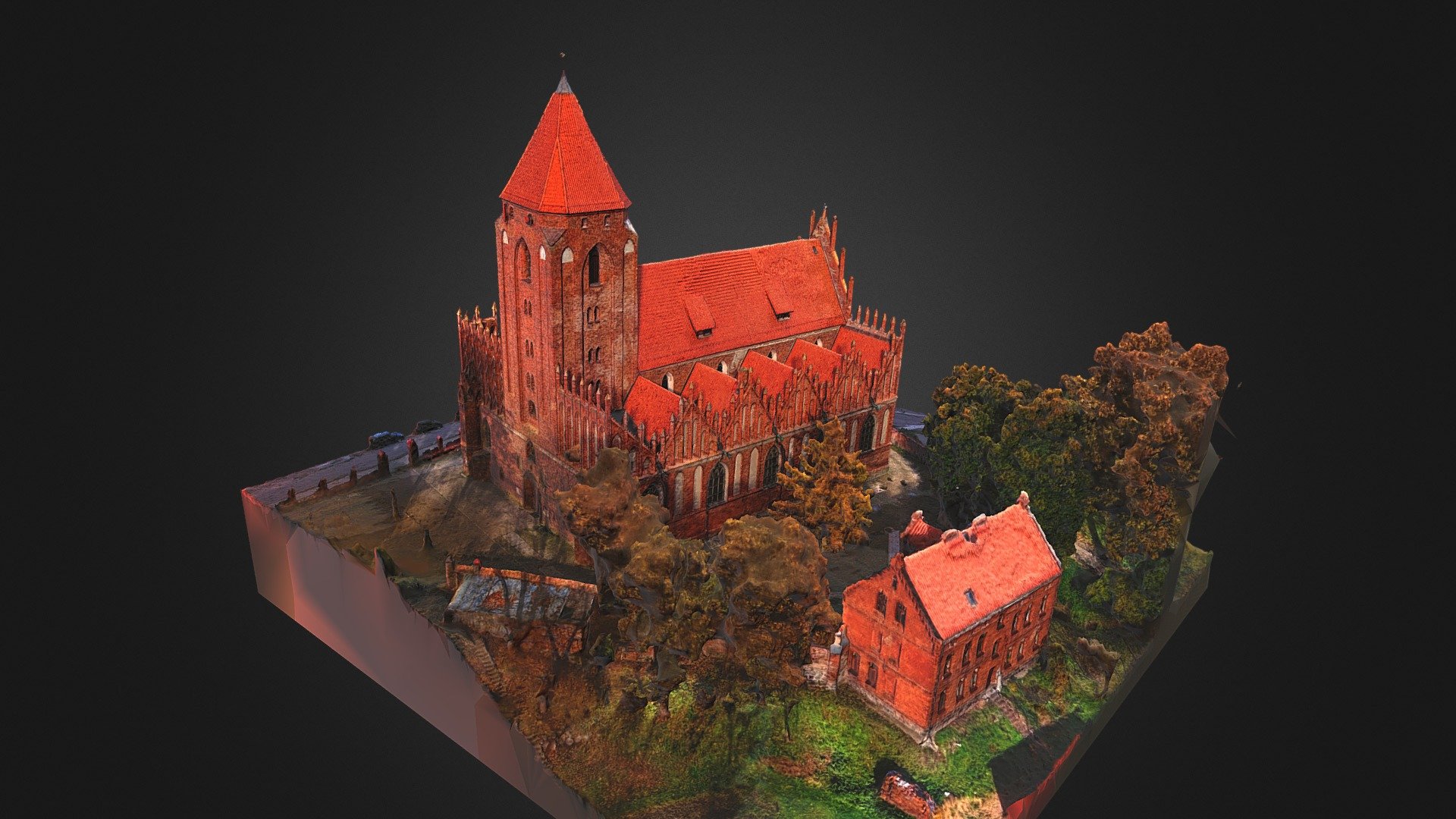 Warmia. Orneta. Gotycki kościół