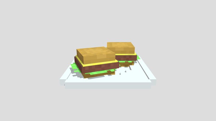 Burger 3D Model