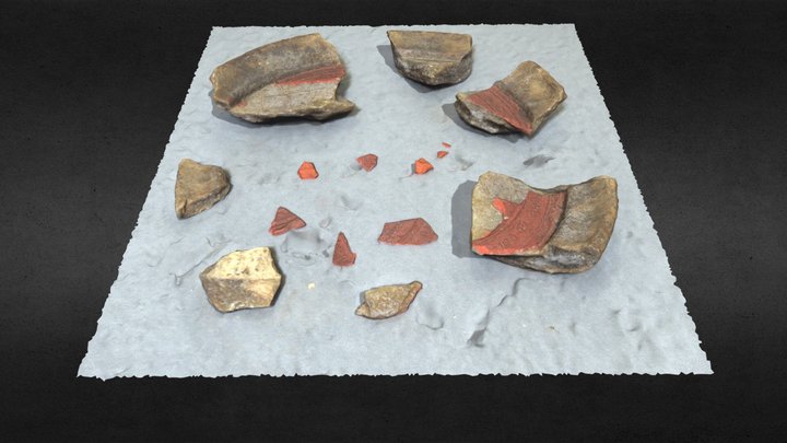Pravděpodobně velká pečeť s červeným voskem 3D Model