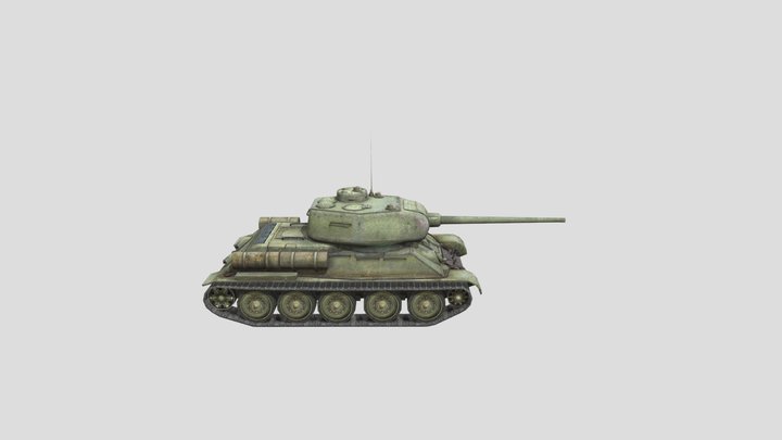 T-34-85 (“85 mm ZiS S-53”) (Update 11.16.0) – Kostenloses 3D-Modell STL