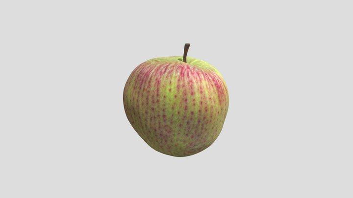 Apple fruit 2 3D Model