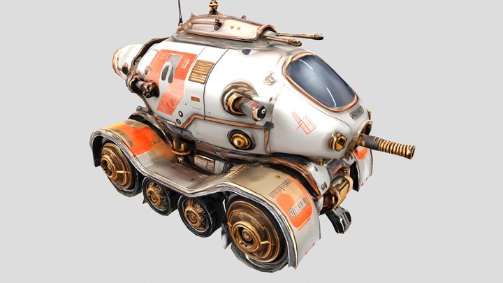 Steampunk-(X)-Tank-'Vernichter#1'
