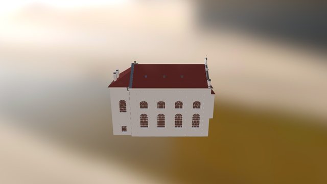 Klausova synagoga v1 3D Model
