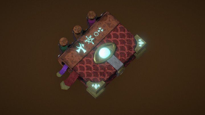 The Alchemist's Book 3D Model