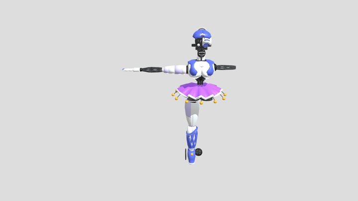 withered_ballora 3D Model