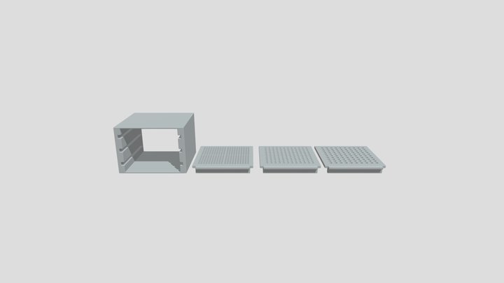 Storage Rack 3D Model