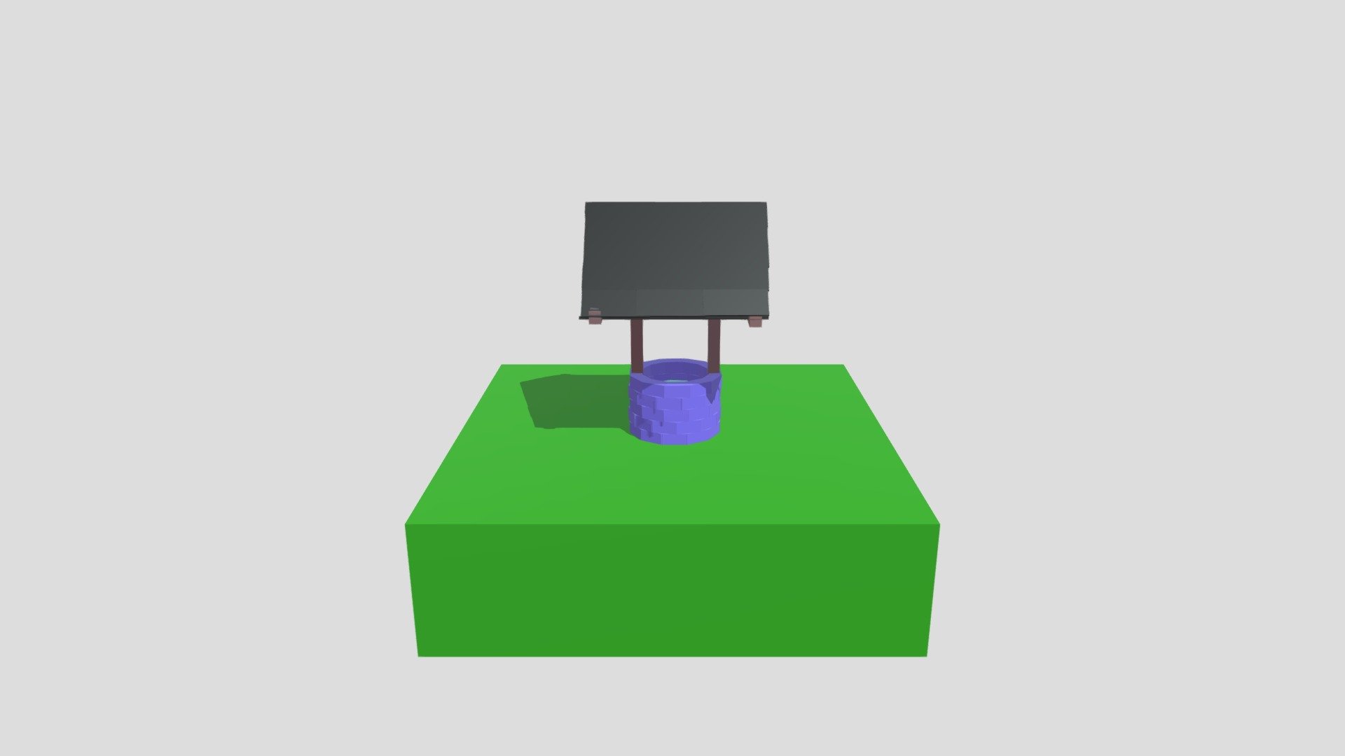 Colored plain well