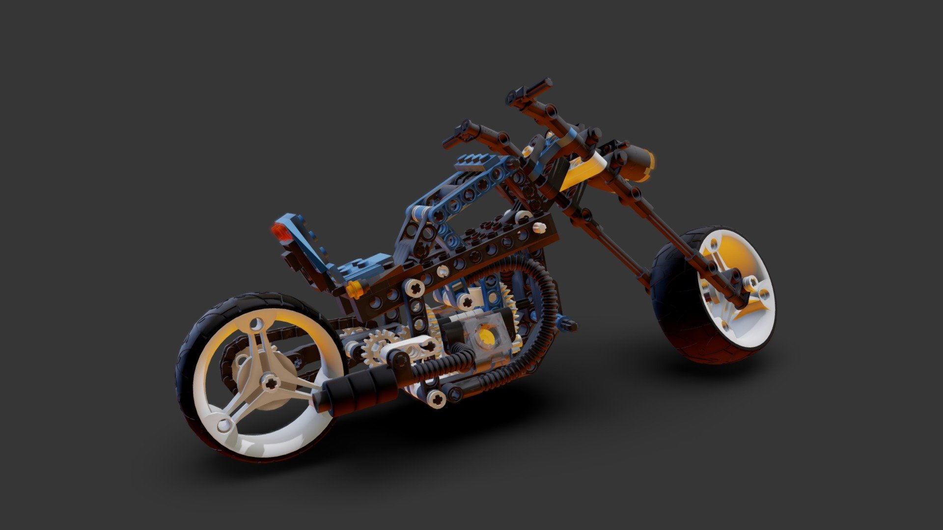 LEGO bike — Sketchfab embed 3D viewer