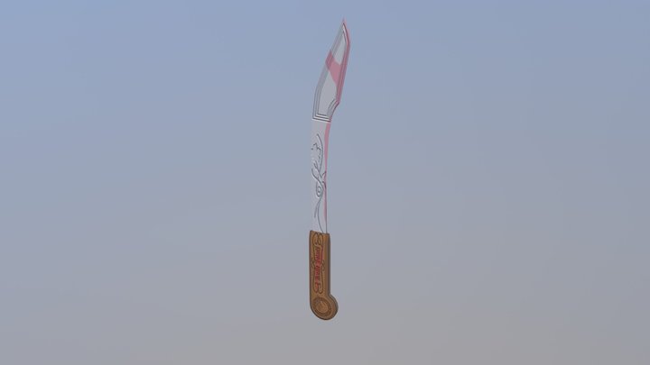 Knife Model 3D Model
