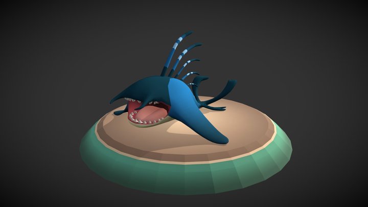 Monster Manta Ray 3D Model