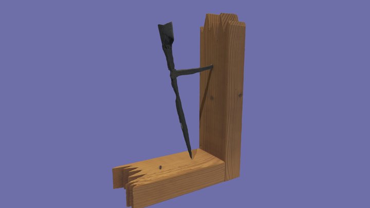 candleholder ca.1575 | Steekkandelaar OU34-77 – Modello 3D gratuito STL