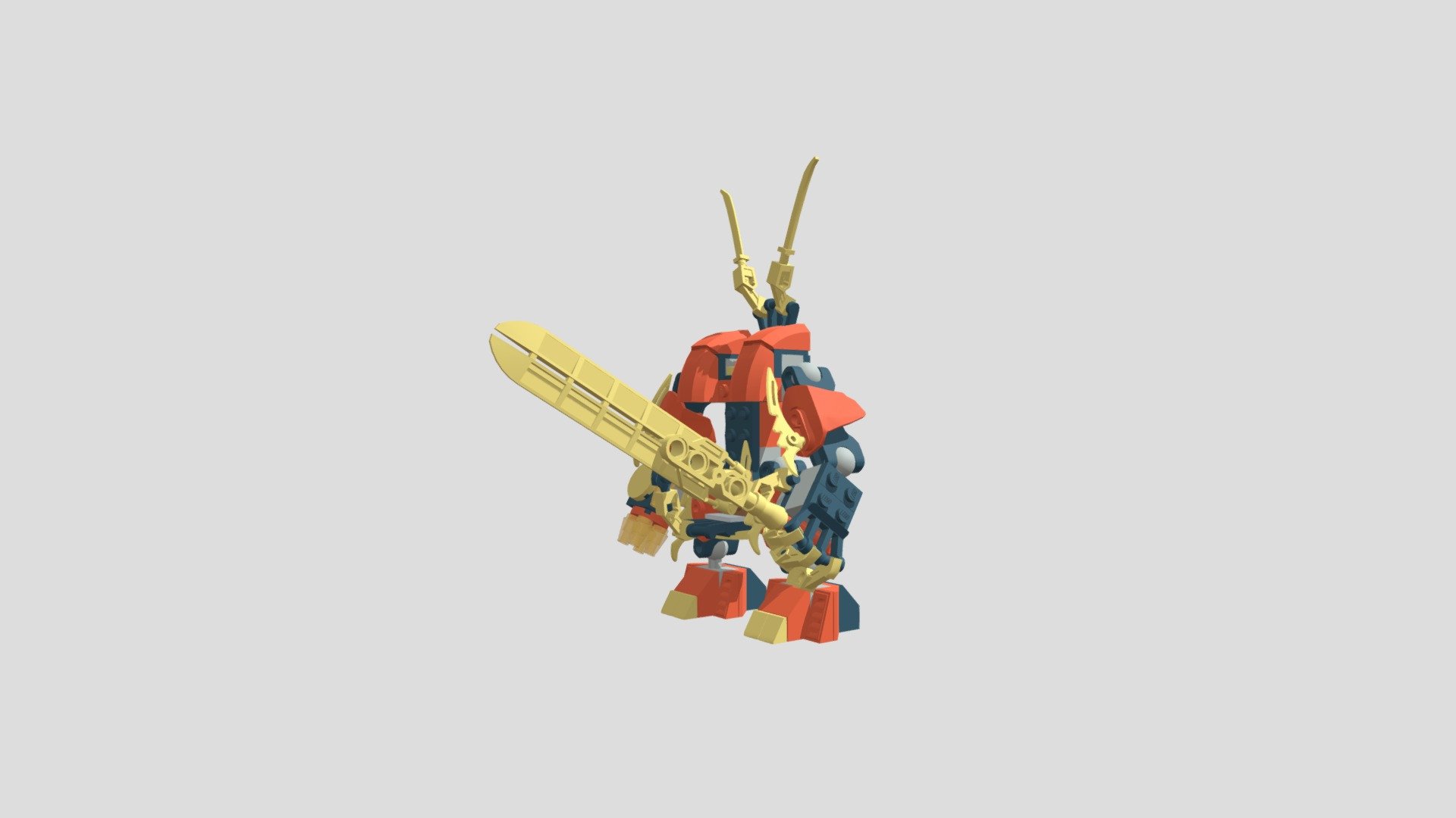 Lego Ninjago Kai fire mech - Download Free 3D model by Lochan ...