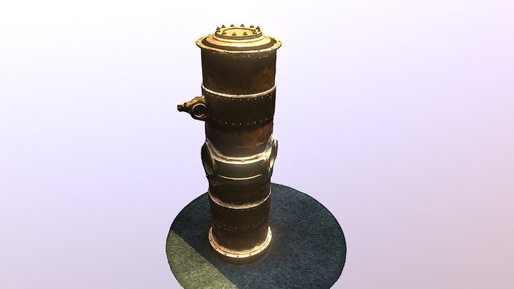 Pinnace Engine Exhaust 3D Model