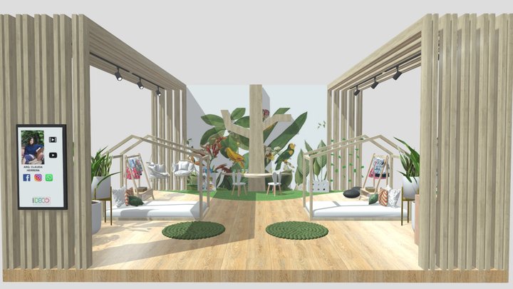 SALON_TWINS IN THE JUNGLE 3D Model