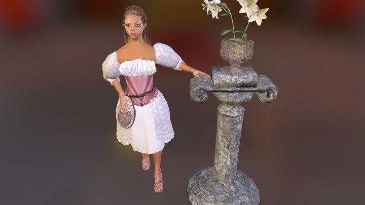 pochetgirl-lily.zip 3D Model