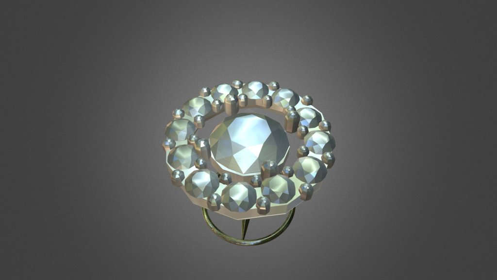 Diamond earrings - 3D model by Capture It In 3D (@CaptureMeIn3D ...