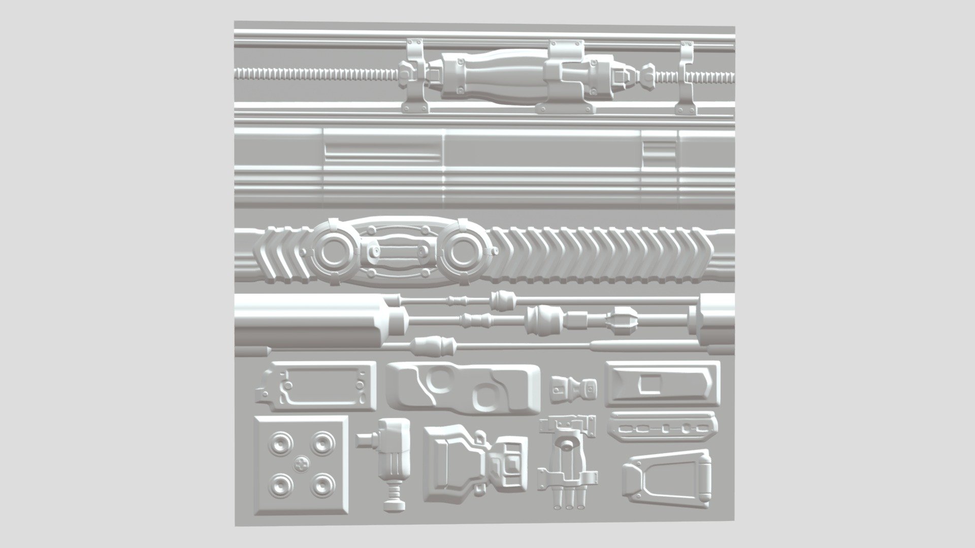 Sci-fi Atlas Texture